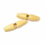 Пуговицы деревянные TBY BT.WD.069 цв.004 натуральный 95L-60мм, 1 прокол, 20 шт