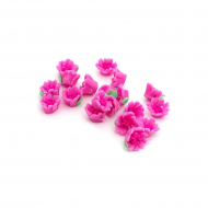Бусины глиняные MAGIC HOBBY арт.F15-1 10мм, in ?1 мм, уп.20шт цв.розовый/зеленый