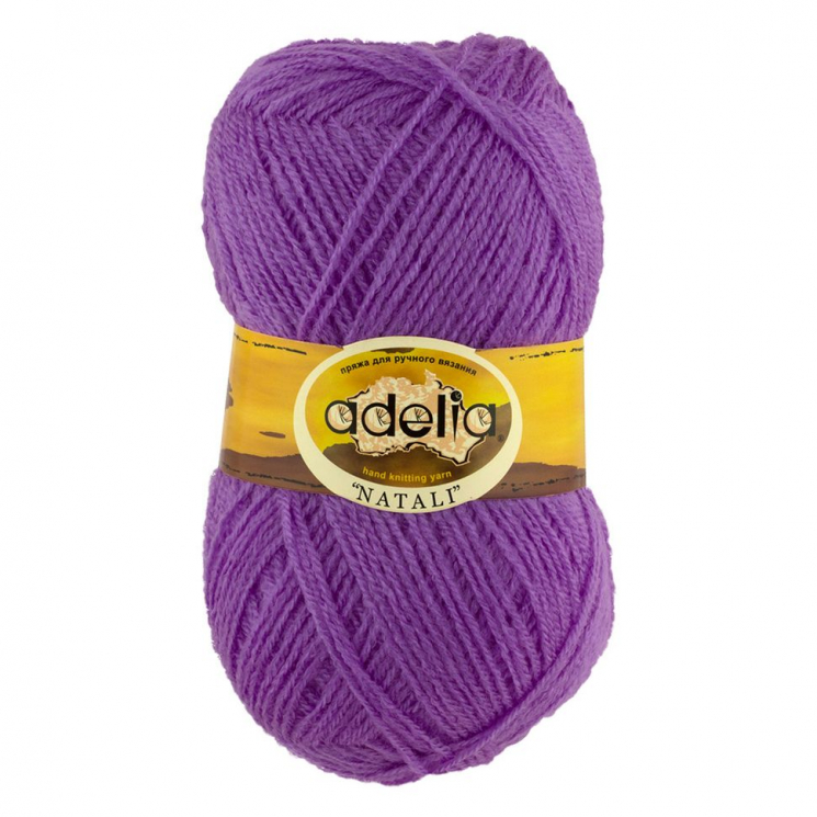 Пряжа ADELIA NATALI (100% акрил) 10х50г/300м цв.10 сиреневый