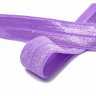 Резинка TBY бельевая окантовочная блестящая шир.15мм цв.F166 сиреневый уп.50 м