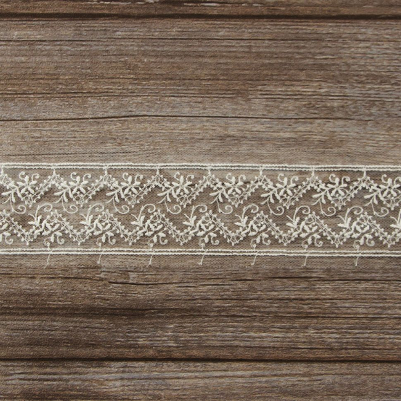 185653_Кружево-вышивка на тюле, 30 мм 185653_Кружево-вышивка на тюле, 30 мм