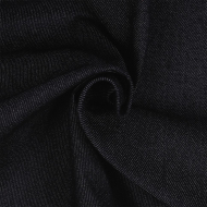 Ткань Джинс 270 г/м? 65% полиэстер, 33% хлопок, 2% спандекс шир.150 см арт.TBY.Jns.00620.4 цв.04 черный рул.25м