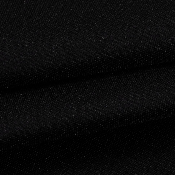 Ткань курточная TBY Дюспо 240T с пропиткой PU MILKY 80г/м? S580 черный рул.100м