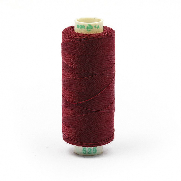 Нитки Dor Tak бытовые 40/2 полиэстер 366м цв.525 бордовый