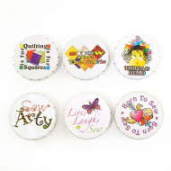 181405_Булавки - гвоздики "WACKY PIN TIN" в жестяных круглых коробочках