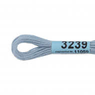 Нитки для вышивания Gamma мулине (3173-6115) 100% хлопок 24 x 8 м цв.3239 голубой