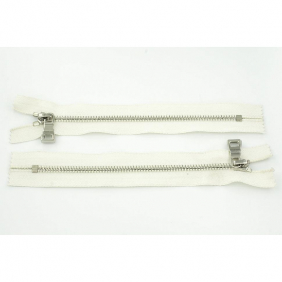 Молния металл №5 Premium никель н/р 18см цв.D841 белый Молния металл №5 Premium никель н/р 18см цв.D841 белый