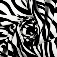 Ткань итальянский Сатин креп 105 г/м? 97% полиэстер, 3% лайкра шир.148 см арт.Sat.0582.1 цв.01 белый рул.25м