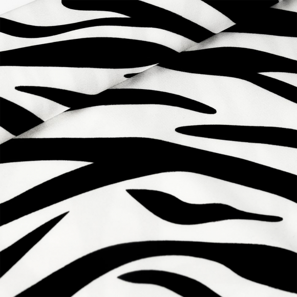 Ткань итальянский Сатин креп 105 г/м? 97% полиэстер, 3% лайкра шир.148 см арт.Sat.0582.1 цв.01 белый рул.25м