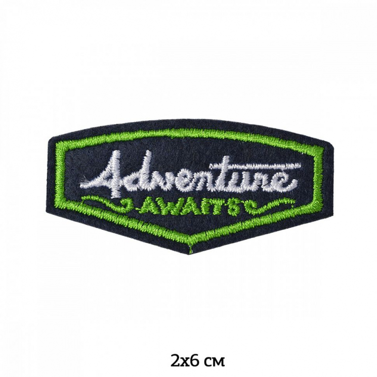 Термоаппликации вышитые арт.TBY.2269 Adventure 2х6см, уп.10шт