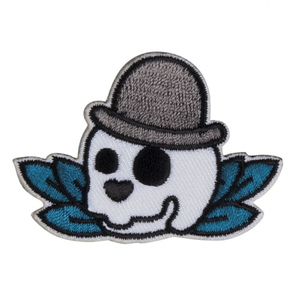 Термоаппликация "Череп в шляпе "