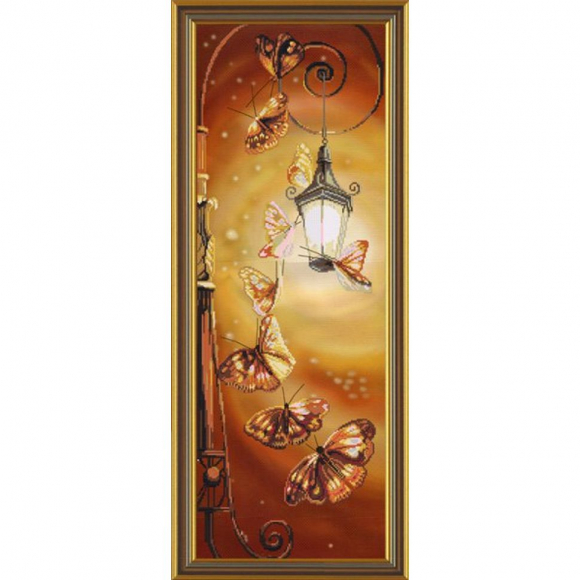 Набор для вышивания мулине НОВА СЛОБОДА арт.СР6009 Романтика 20х58 см