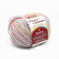 Пряжа для вязания ТРО Кроха (20% шерсть, 80% акрил) 10х50г/135м цв.1374М