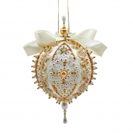 193013_Набор для творчества - елочная игрушка "Созвездие" (золотисто-белый)