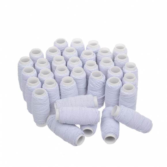 Нитки арт.ТВ.ЕТ-05 #37 спандекс 25м цв.белый уп.36 кат.