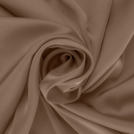 Ткань шелк Армани 90г/м? 97% ПЭ 3% Спандекс шир.150см арт.TBYArm-077 цв.77 бежевый уп.1м