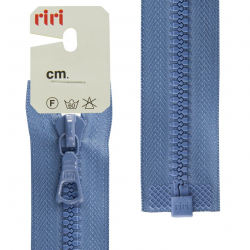 30326_Молния riri тракторная разъёмная 1 замок, 6 мм, 40 cм, цвет 2630, сине-голубой
