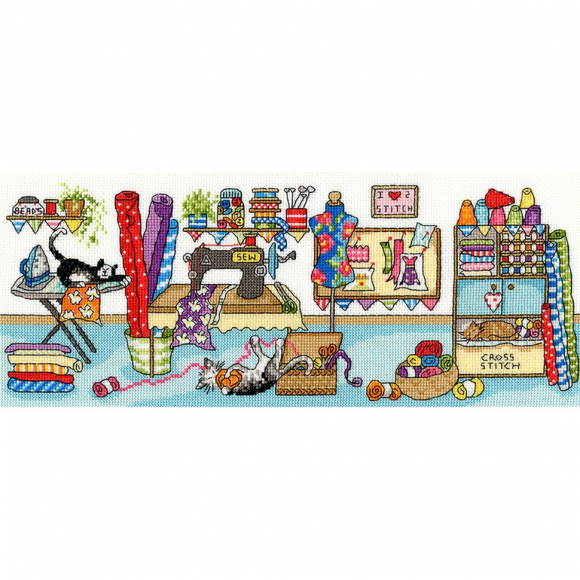 Набор для вышивания Bothy Threads арт.XJR38 Sewing Fun (Швейные забавы) 37 х 16 см Набор для вышивания Bothy Threads арт.XJR38 Sewing Fun (Швейные забавы) 37 х 16 см