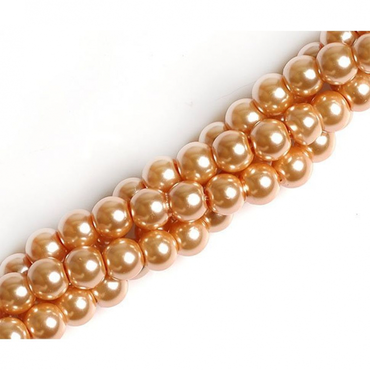 Бусины  жемчуг(стекло) на нитях арт.TBY- 8мм  цв.SXD084 (108 бусин)