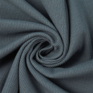 Ткань трикотаж Кашкорсе 70%хл 25%пэ 5%спан 250г 130см S578 т.серый рул.35м