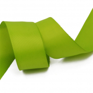 Лента Ideal репсовая в рубчик шир.38мм цв. 548 зеленый киви уп.27,42м