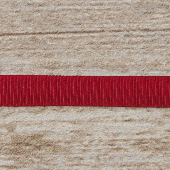 Лента репсовая SAFISA, 10 мм, 25 м, цвет 84 вишневый