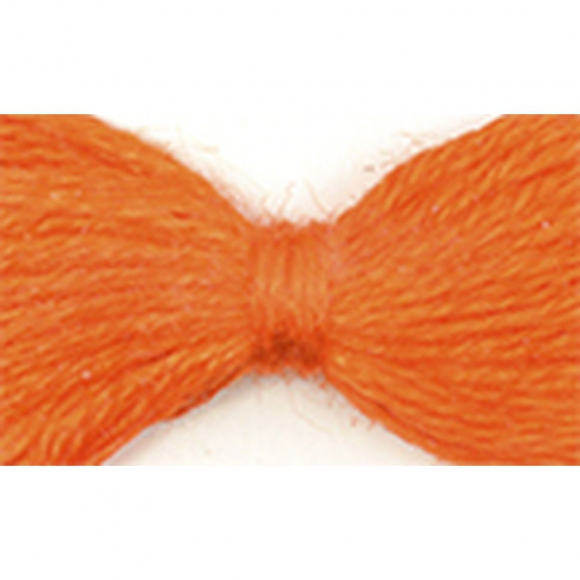 Нитки мулине цв.0713 т.оранжевый 12х10м С-Пб