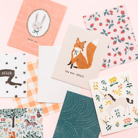 192369_Набор заготовок открыток с конвертами "Magical Forest" 192369_Набор заготовок открыток с конвертами "Magical Forest"