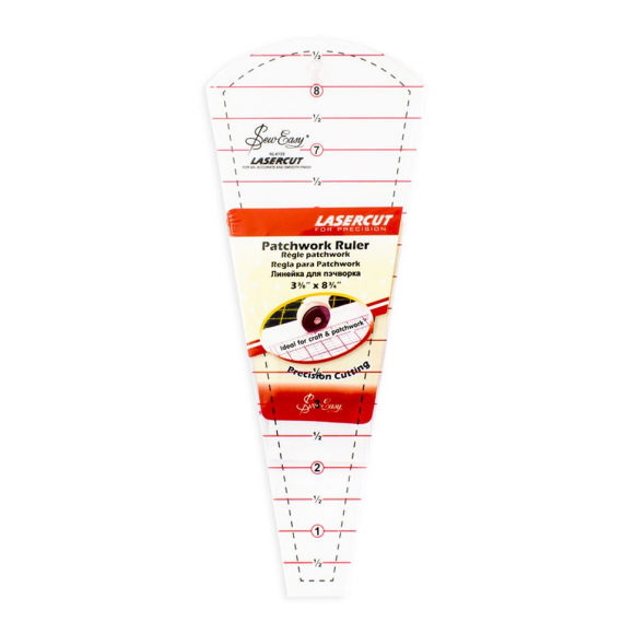 96831_Линейка «Дрезденская тарелка» с углом 18*, размером 8 3/4" х 3/8''