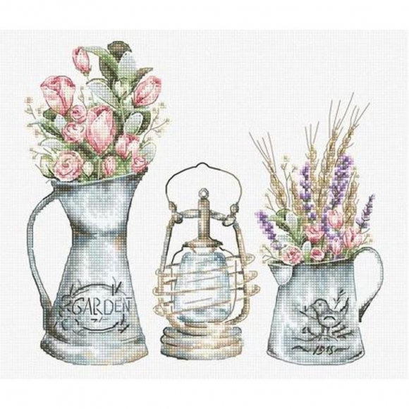 Набор для вышивания LUCA-S арт. B7005 Фонарь 21х19 см