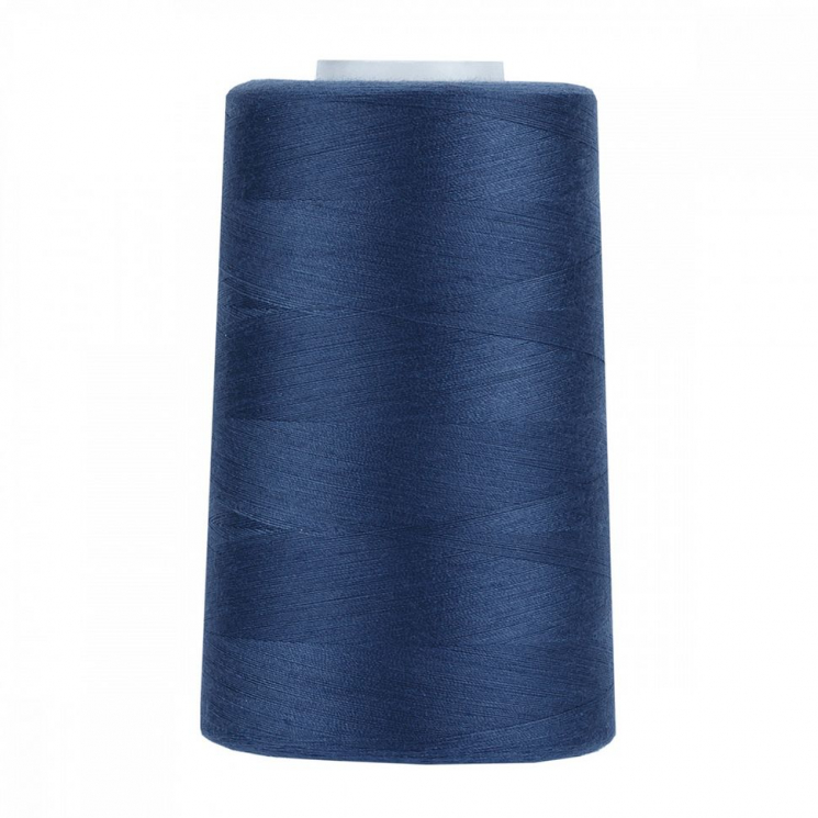Нитки швейные 50/2 полиэстер 5000 ярд цв.524 синий MAX