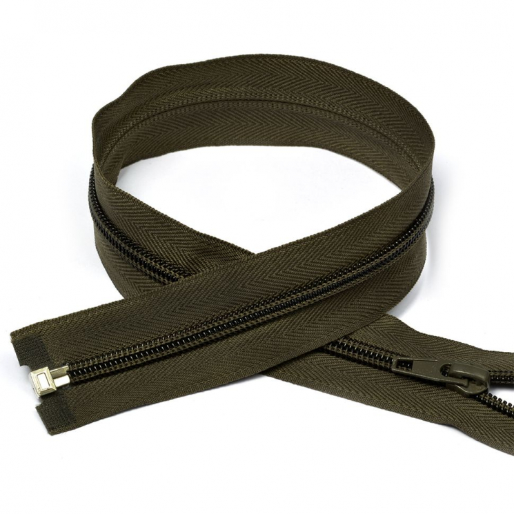 Молния MaxZipper пласт. спираль №5-N 75см цв.F328 хаки уп.50шт