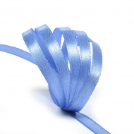 Лента атласная 6мм цв.4458 голубой IDEAL уп.27,4 м