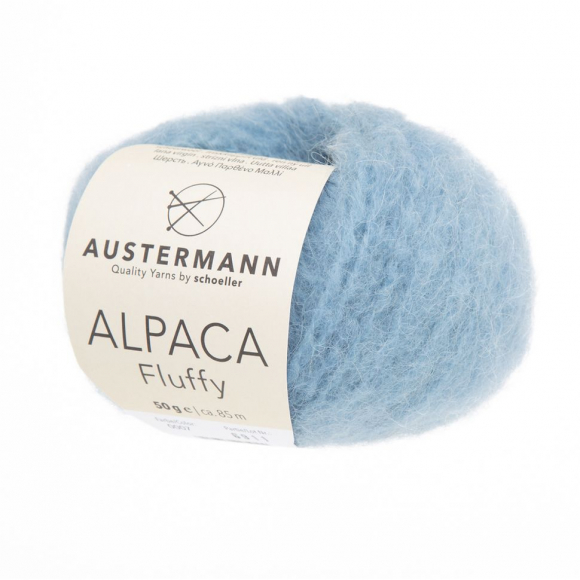 182441_Пряжа Alpaca Fluffy, 70% шерсть, 30% альпака, 85 м, 50 г