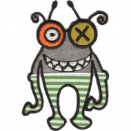 Термоаппликация HKM "Монстр с белыми зубами"