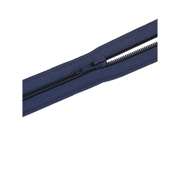 Молния MaxZipper пласт. спираль №5-N 80см цв.F330 синий уп.10шт