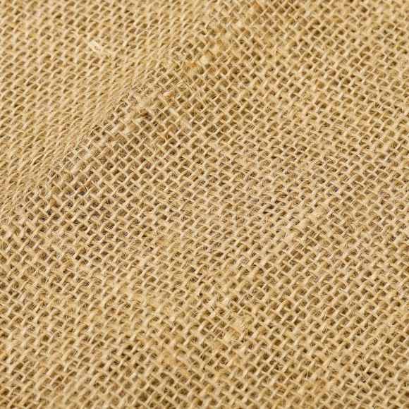 Ткань Мешковина 290 г/м? 100% джут шир.110 см арт.МШ290 рул.100м