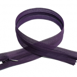 Молния MaxZipper пласт. потайная №3 50см н/р цв.F196 фиолетовый уп.50шт