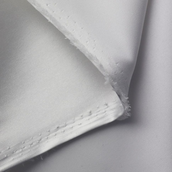 Ткань атлас стрейч 105 г кв.м 98% полиэстер, 2% спандекс шир.150 см арт.Р.15046.02 цв.02 шампань уп.25м