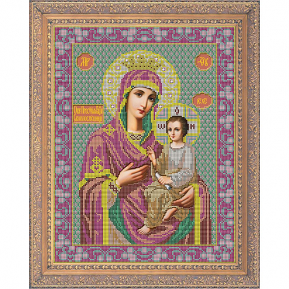 59987_Набор для вышивания бисером Икона "Скоропослушница"