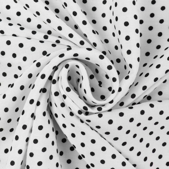 Ткань Штапель 90 г/м? 100% вискоза шир.145 см арт.Р.20530.04 цв.04 белый уп.45м