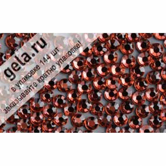 34762_Камни плоские с термоклеем 2028HF, ss 6, Padparadsha M