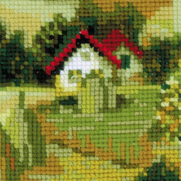 Набор для вышивания РИОЛИС арт.1569 Сербский пейзаж 40х40 см