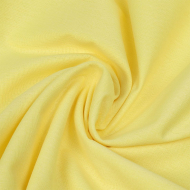Ткань бязь гладкокрашен.120г/м шир.220см 100%хлопок цв.лимонный крем уп.10м