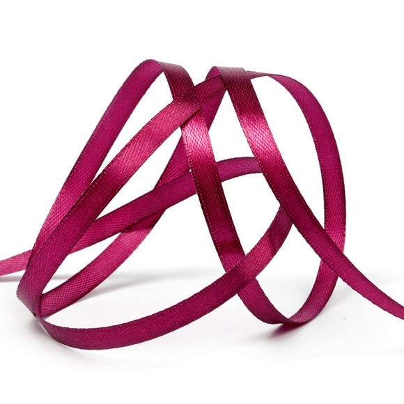 Лента атласная 6мм цв.3089 т.бордовый IDEAL уп.27,4 м Лента атласная 6мм цв.3089 т.бордовый IDEAL уп.27,4 м