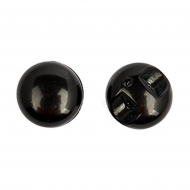 Пуговицы пластик TBY.A1004 цв.002 черный 20L-12,5мм, на ножке, 40 шт