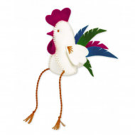 Набор для вышивания РИОЛИС арт.1583АС Петух 10х9х4 см