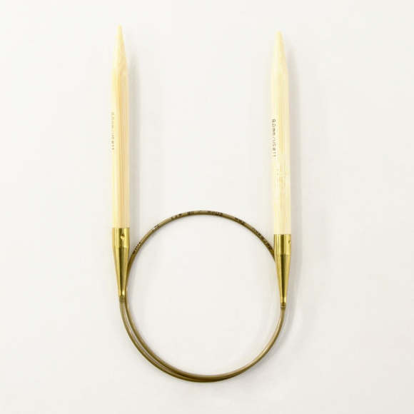 157731_Спицы, круговые, бамбук addiNature BAMBOO №8, 60 см