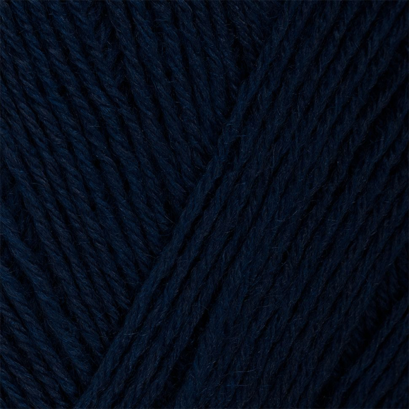 Пряжа для вязания ПЕХ Детский каприз трикотажный (50% мериносовая шерсть, 50% фибра) 5х50г/400м цв.004 т.синий