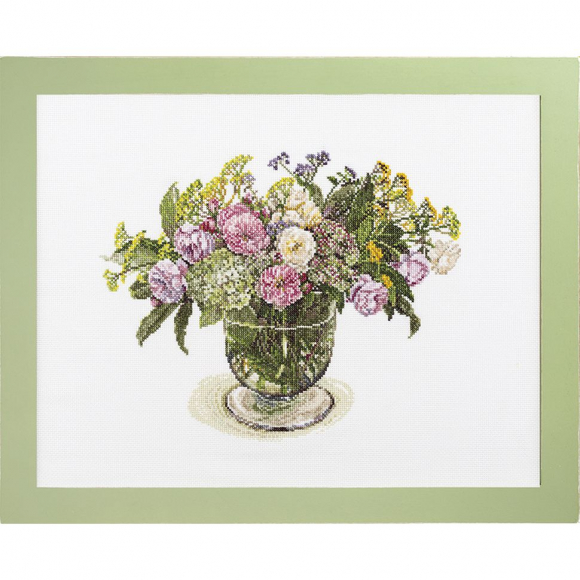 Набор для вышивания Lecien Corporation арт.552111 Махровые розы 38х30 см